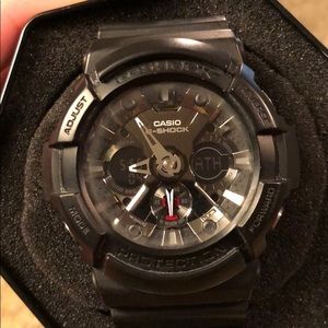 Black / Chrome Face G-Shock Watch